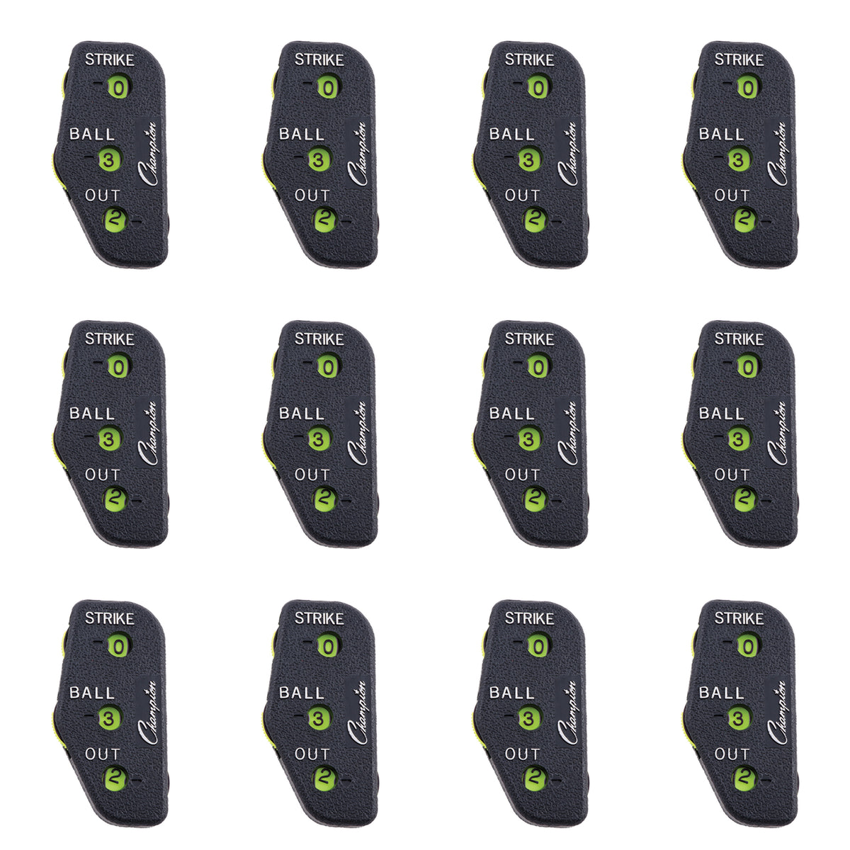 Champion Sports 3-Wheel Umpire Indicator - Pack of 12
