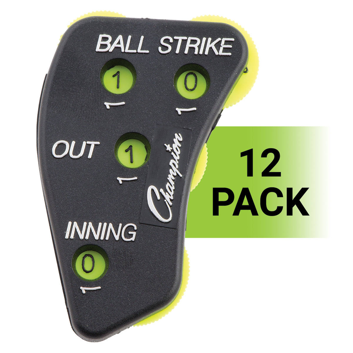 Champion Sports 4-Wheel Call Order Umpire Indicator - Pack of 12