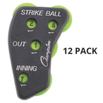 Champion Sports 4-Wheel Umpire Indicator - Pack of 12