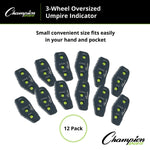 Champion Sports Oversized Umpire Indicator - Pack of 12