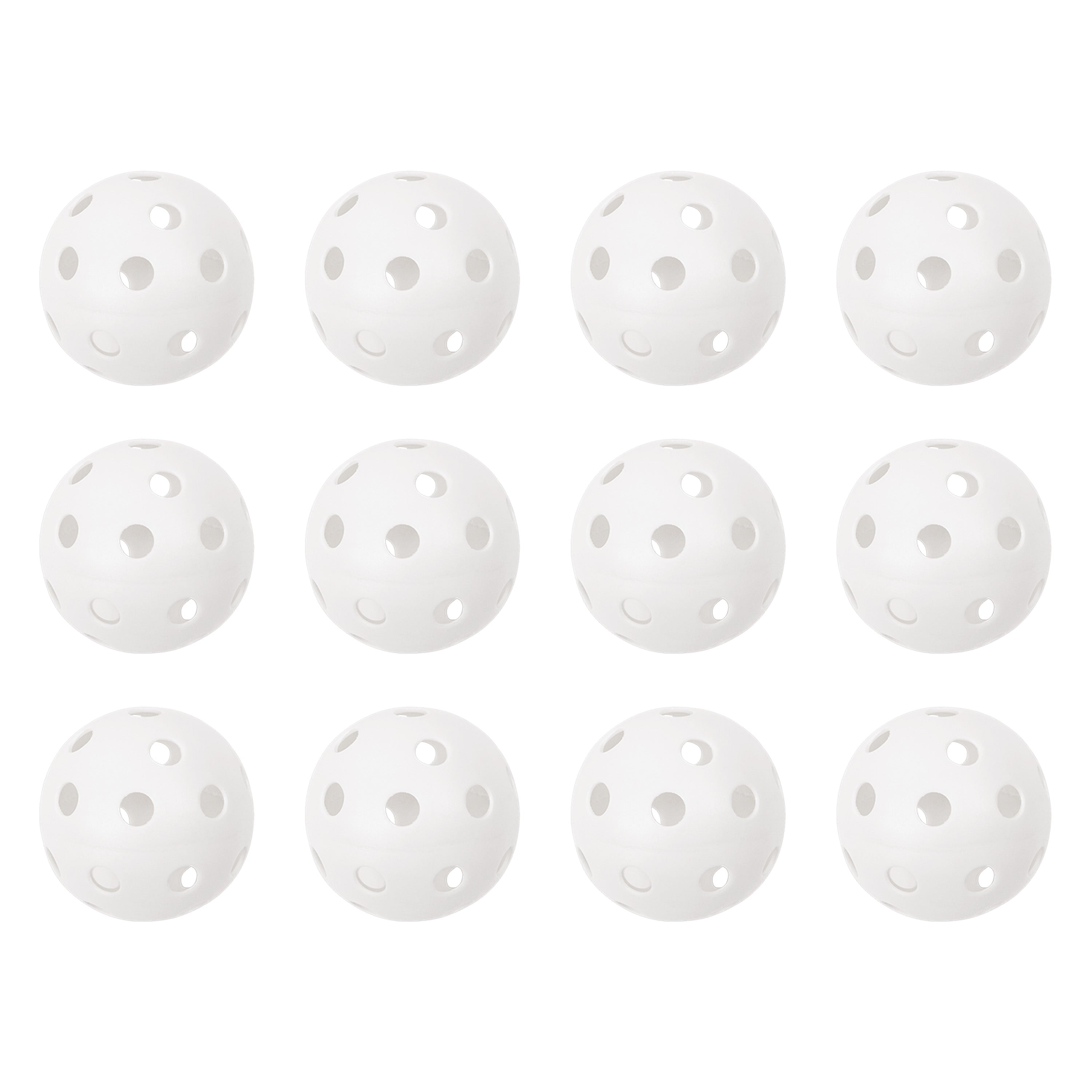 Champion Sports Plastic Baseballs - 12-Pack / White