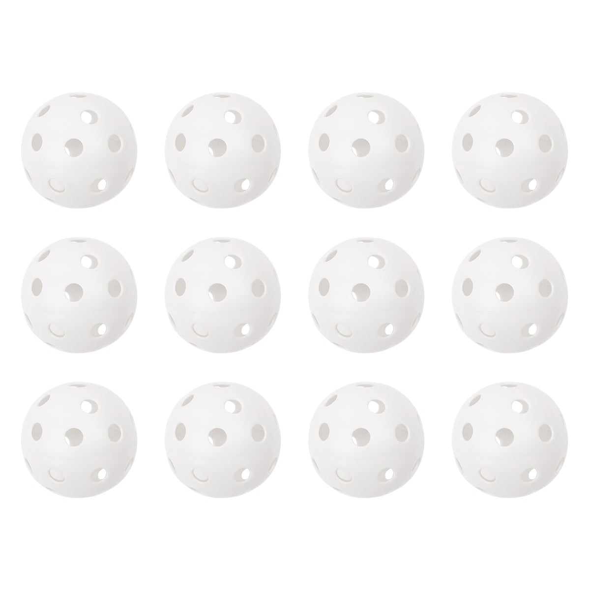 Champion Sports Plastic Baseballs - 12-Pack / White