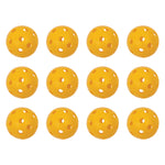 Champion Sports Plastic Baseballs - 12-Pack / Yellow