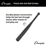 Champion Sports Plastic Bat and Ball Set 28.5"