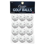 Champion Sports Plastic Golf Balls - Dozen - Retail Pack