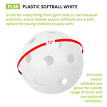Champion Sports 12" Plastic Softballs