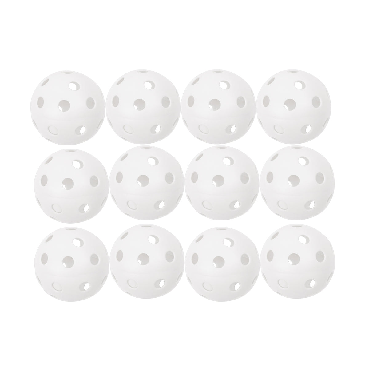 Champion Sports 12" Plastic Softballs - Dozen / White