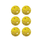 Champion Sports 12" Plastic Softballs - Set of 6 / Yellow