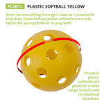 Champion Sports 12" Plastic Softballs