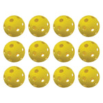 Champion Sports 12" Plastic Softballs - Dozen / Yellow