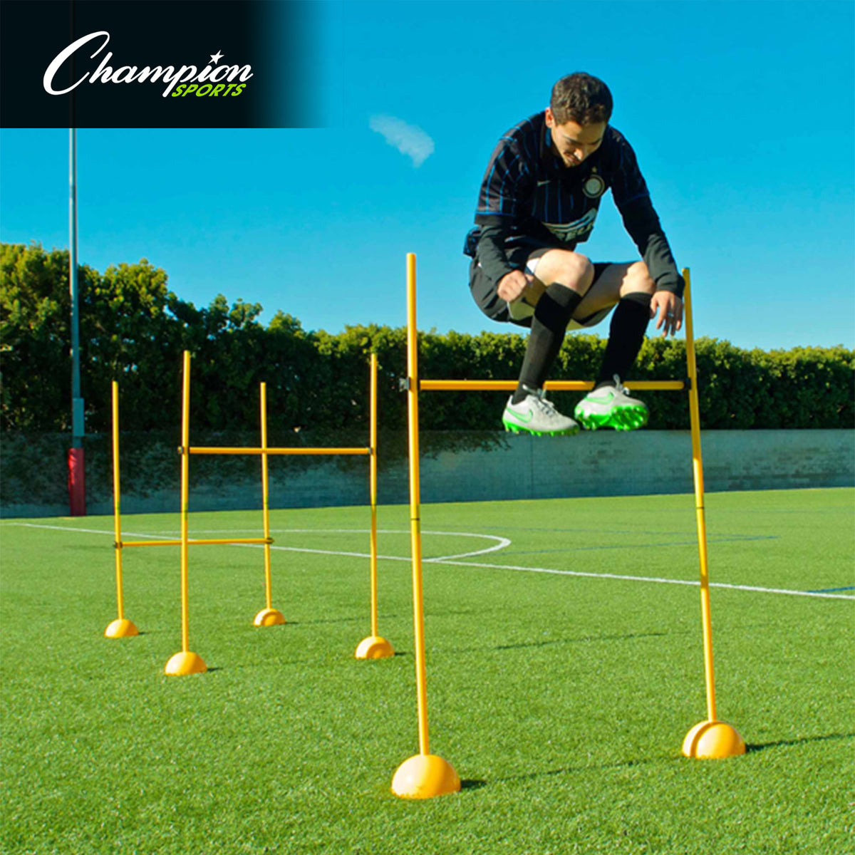 Champion Sports Agility Pole Hurdle Set