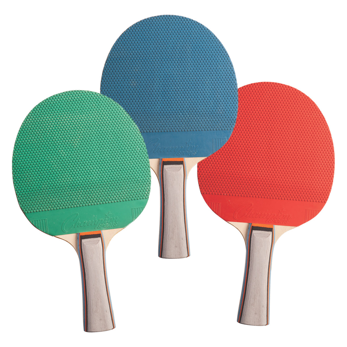 Champion Sports 5-Ply Rubber Table Tennis Paddle