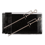 Champion Sports Table Tennis Net and Post Set - 0.5" H