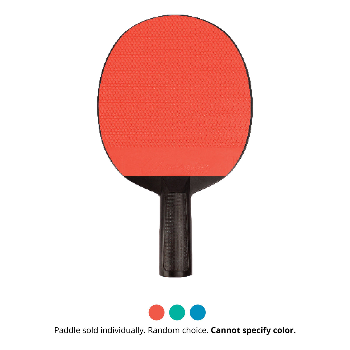 Champion Sports Rubber Face Plastic Table Tennis Paddle