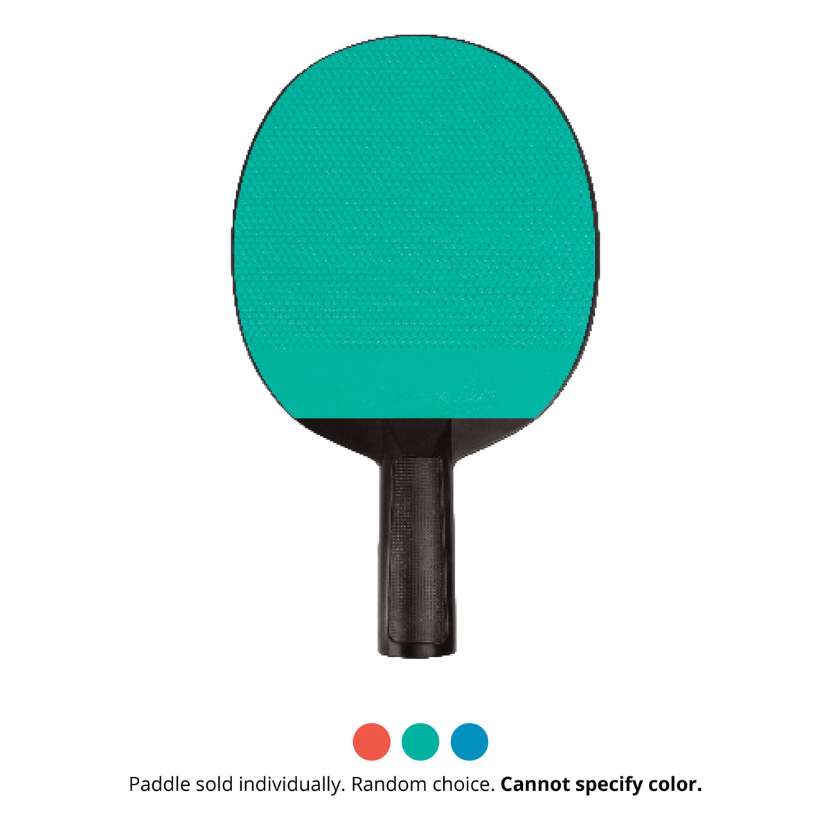 Champion Sports Rubber Face Plastic Table Tennis Paddle