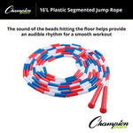 Champion Sports Plastic Segmented Jump Rope