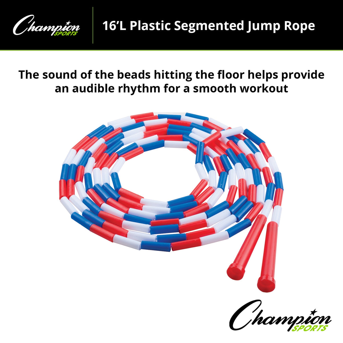 Champion Sports Plastic Segmented Jump Rope