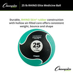 Champion Sports Rhino Fitness Elite Medicine Ball