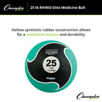 Champion Sports Rhino Fitness Elite Medicine Ball