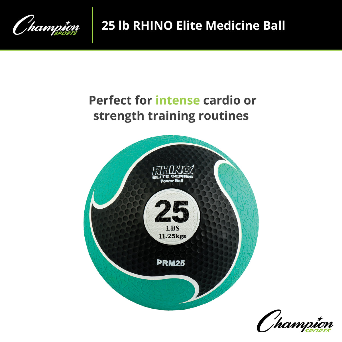 Champion Sports Rhino Fitness Elite Medicine Ball