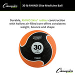 Champion Sports Rhino Fitness Elite Medicine Ball