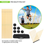 Champion Sports Pro Agility Pole Set
