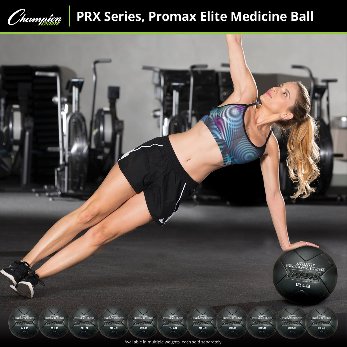 Champion Sports Rhino Fitness Promax Elite Medicine Ball