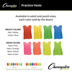 Champion Sports Youth Practice Vests - Dozen