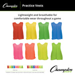 Champion Sports Adult Practice Vests - Dozen