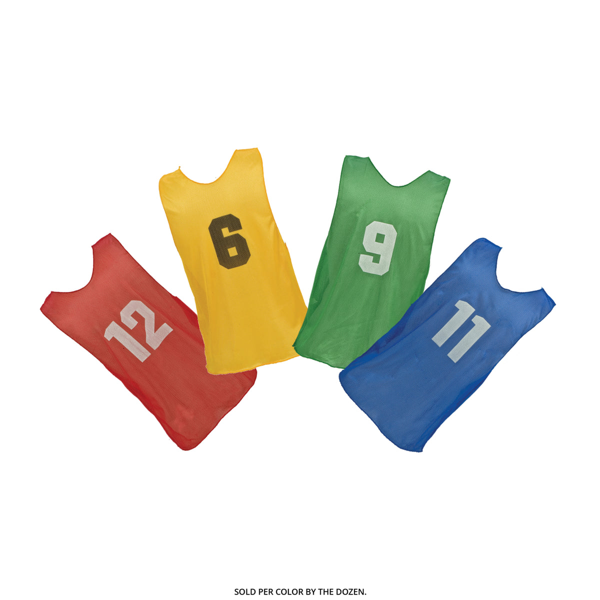 Champion Sports Numbered Adult Practice Vests - Set of 12