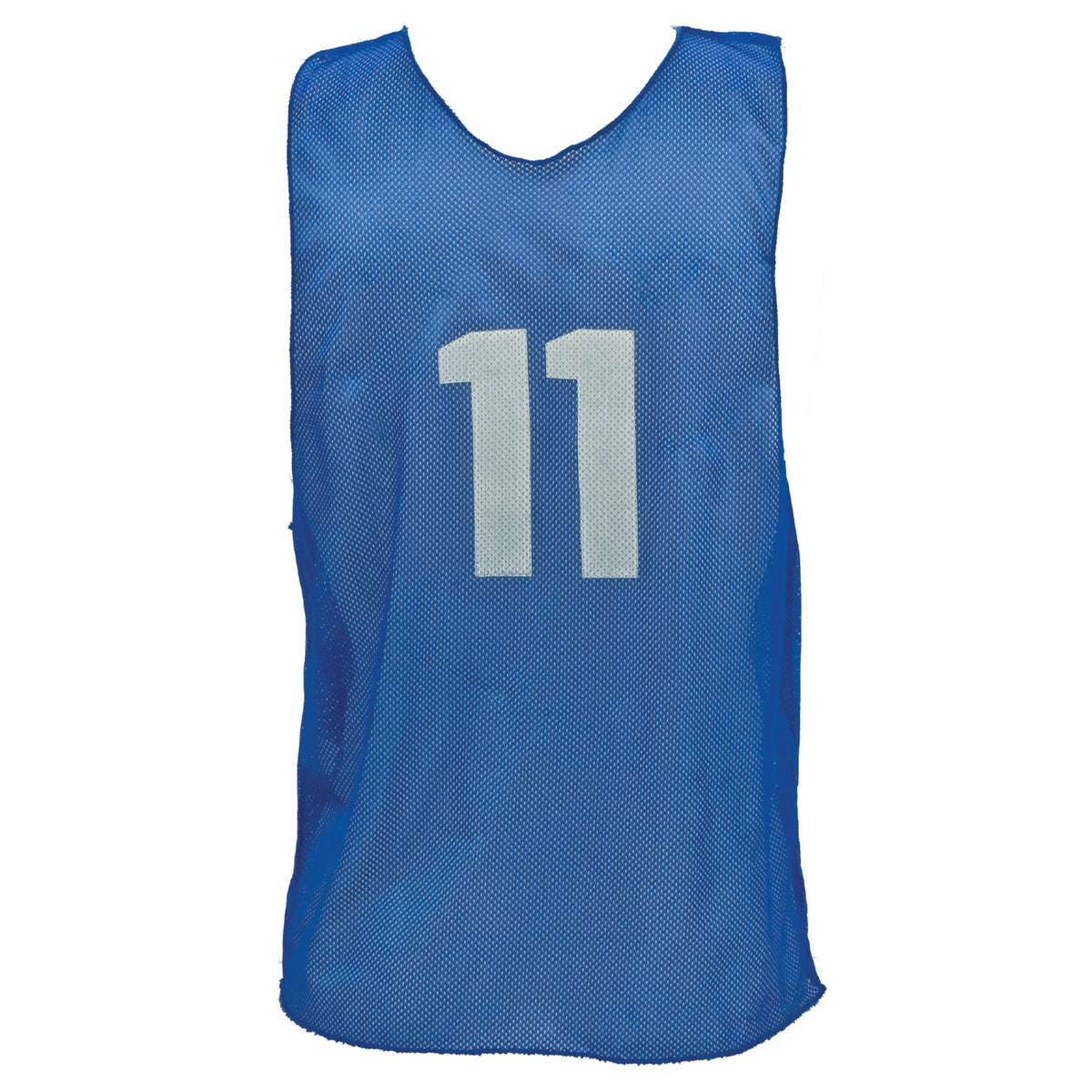 Champion Sports Numbered Adult Practice Vests - Set of 12 - Blue