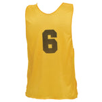 Champion Sports Numbered Adult Practice Vests - Set of 12 - Yellow
