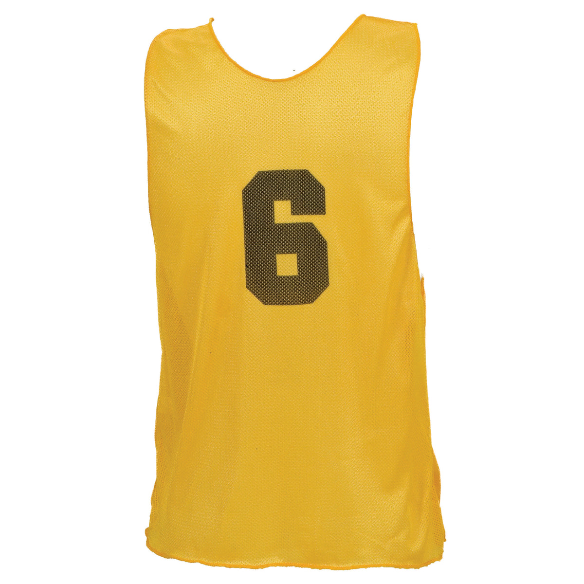 Champion Sports Numbered Adult Practice Vests - Set of 12 - Yellow