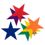 Champion Sports Poly Star Marker Set - Set of 6