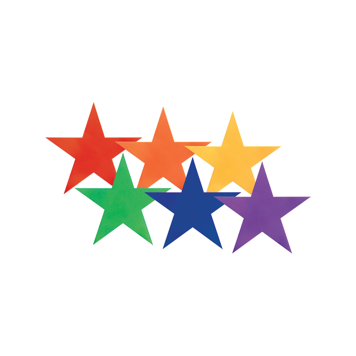 Champion Sports Poly Star Marker Set - Set of 6