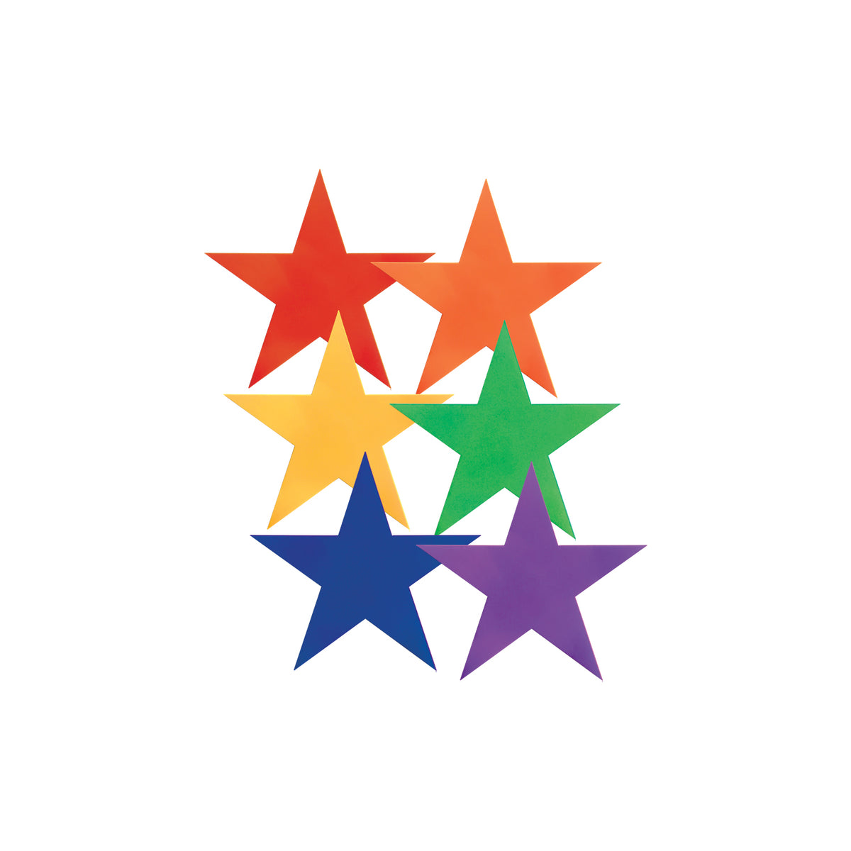 Champion Sports Poly Star Marker Set - Set of 6