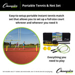 Champion Sports Tennis Net Set