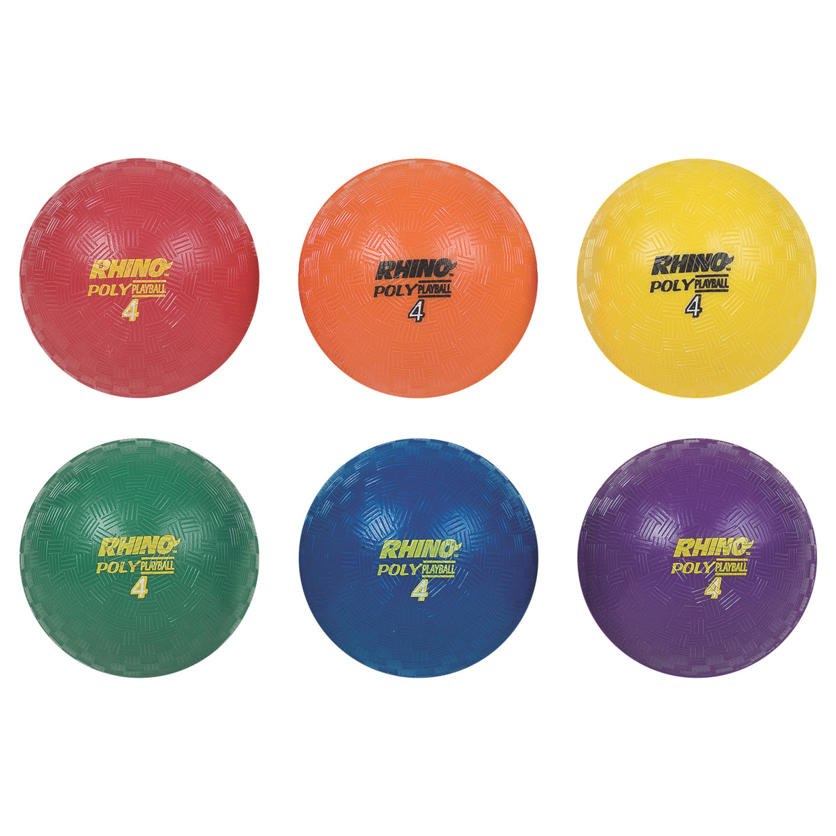 Champion Sports Poly Playground Ball Set of 6