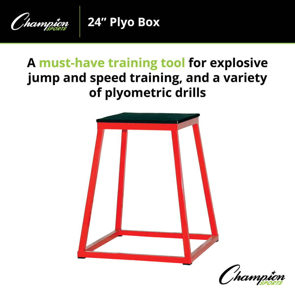 Champion Sports Plyo Box