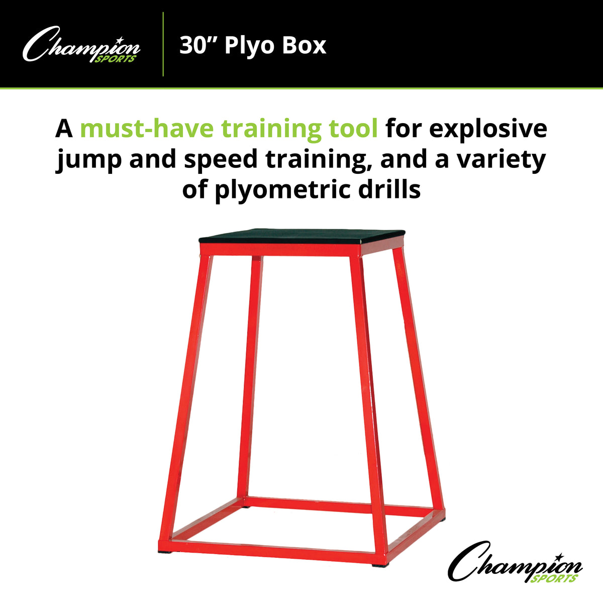 Champion Sports Plyo Box