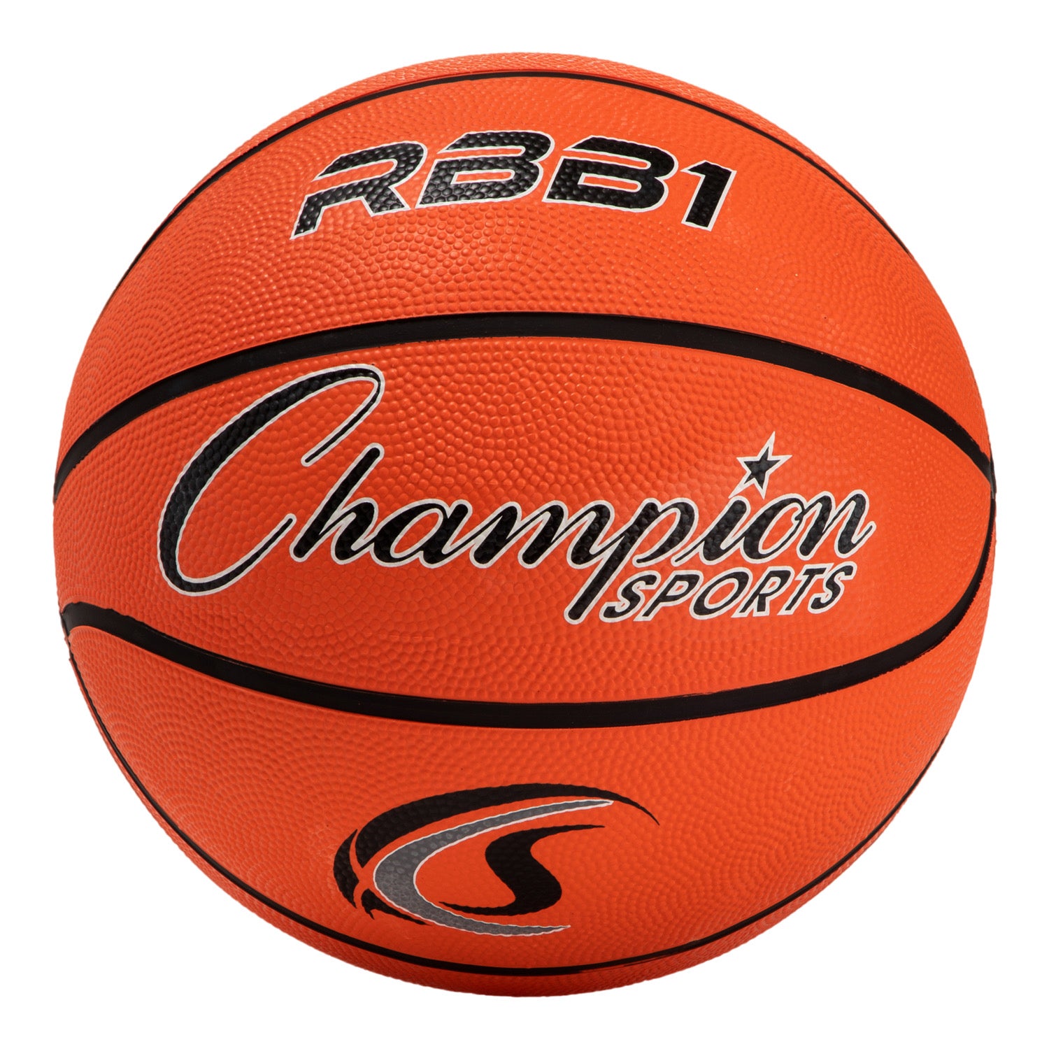 Champion Sports Size 7 Rubber Basketball - Orange