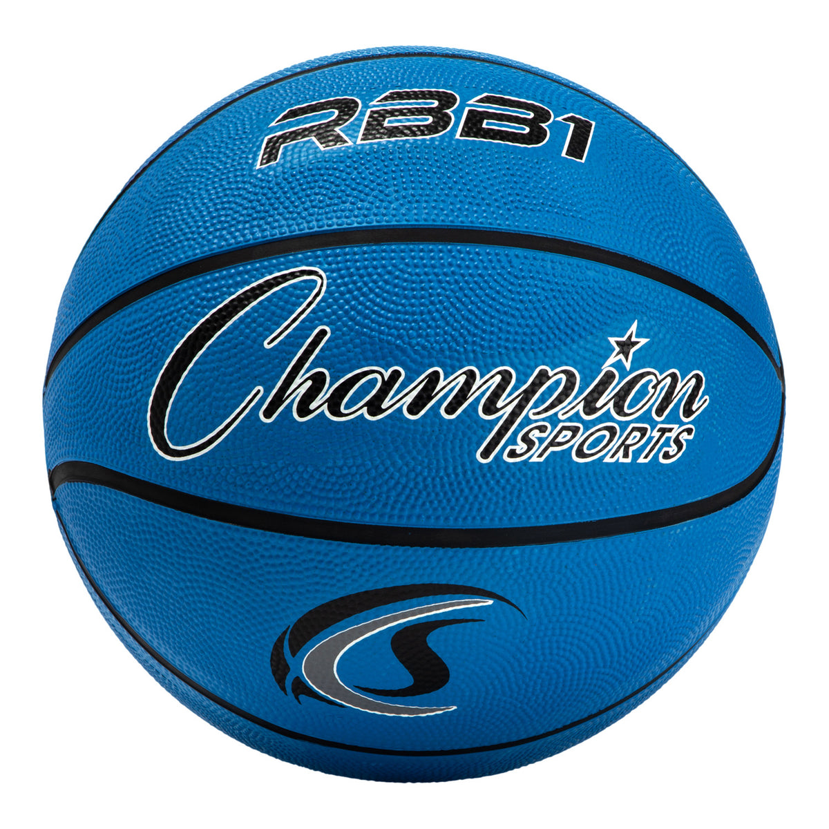 Champion Sports Size 7 Rubber Basketball - Blue