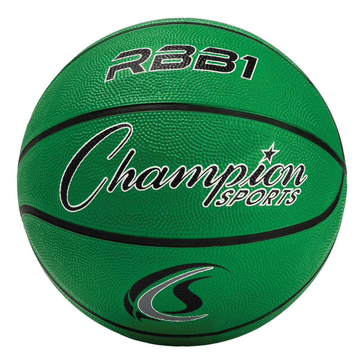 Champion Sports Size 7 Rubber Basketball - Green