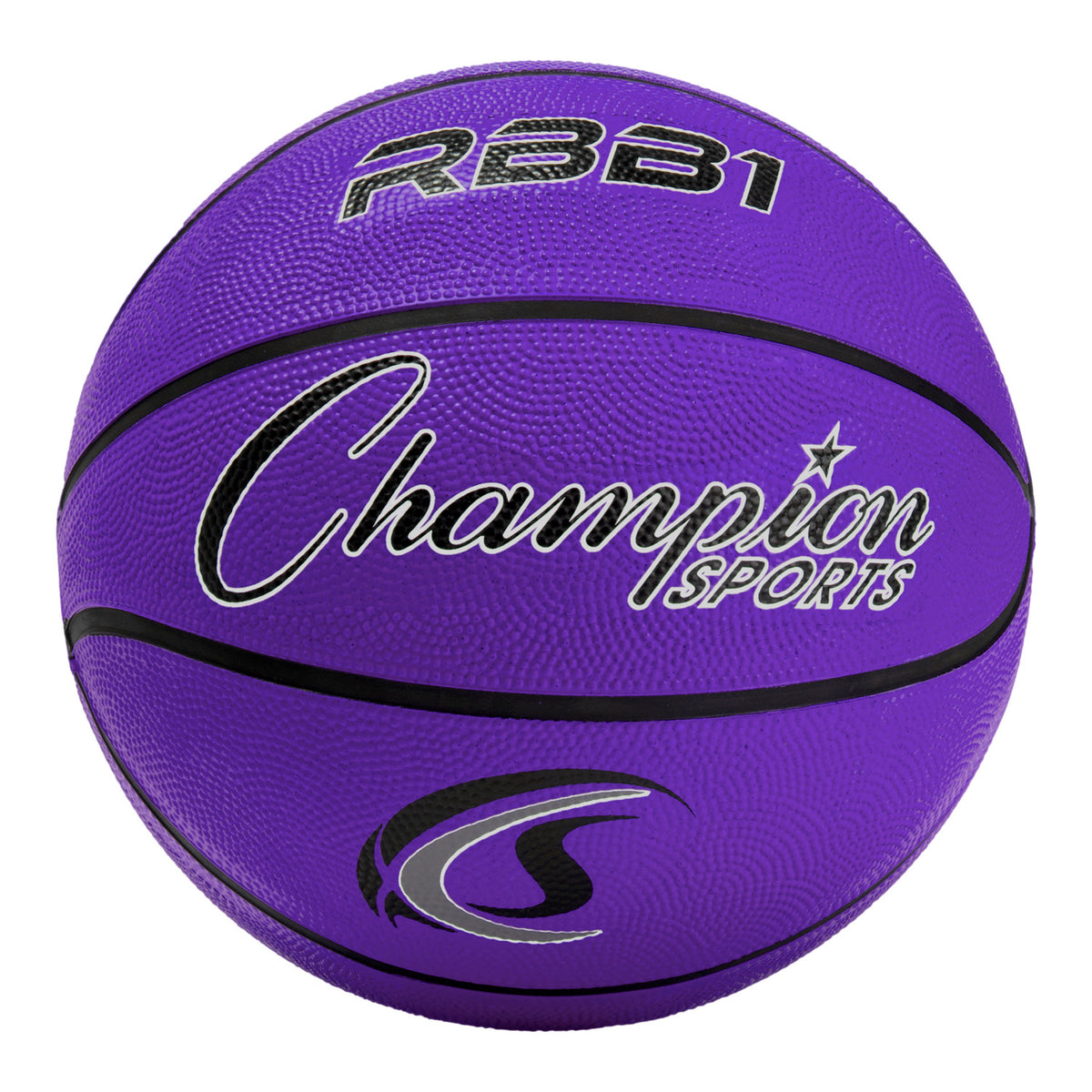 Champion Sports Size 7 Rubber Basketball - Purple
