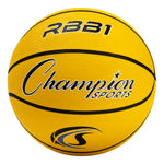 Champion Sports Size 7 Rubber Basketball - Yellow