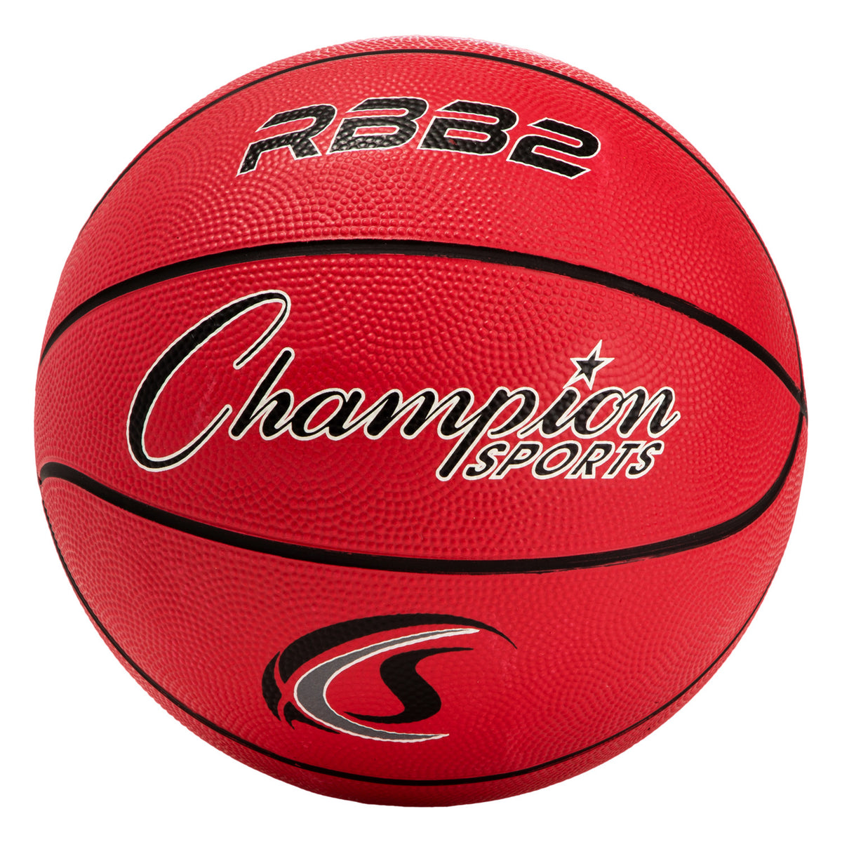 Champion Sports Size 5 Rubber Basketball - Red
