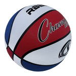 Champion Sports Size 5 Rubber Basketball - Red/White/Blue