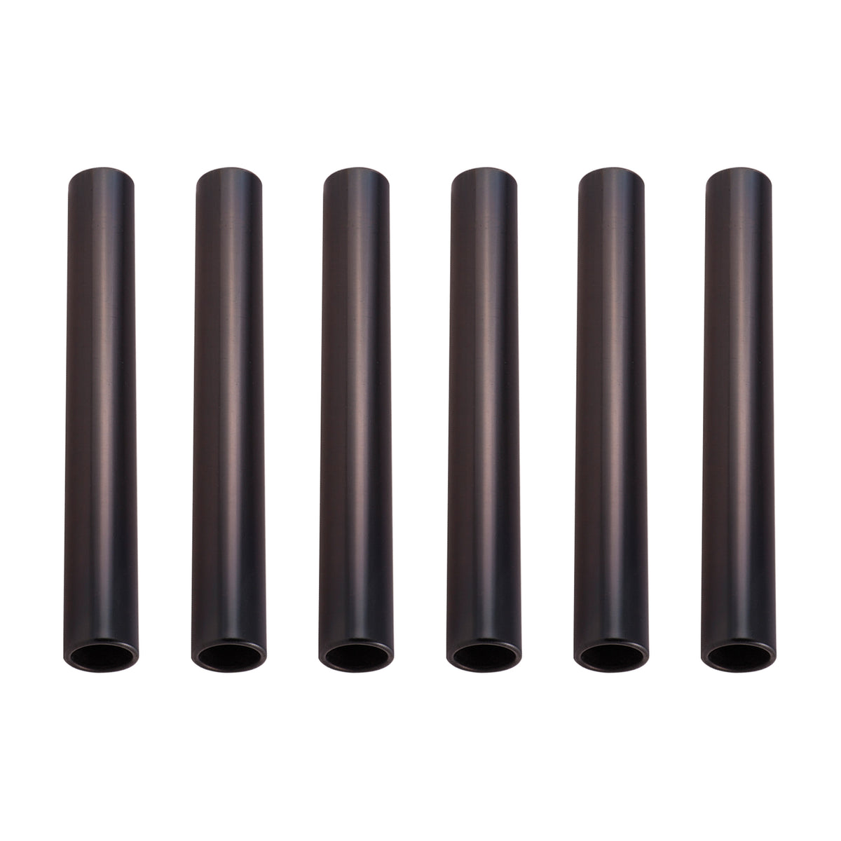 Champion Sports Aluminum Relay Batons - Set of 6 - Black