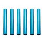 Champion Sports Aluminum Relay Batons - Set of 6 - Blue