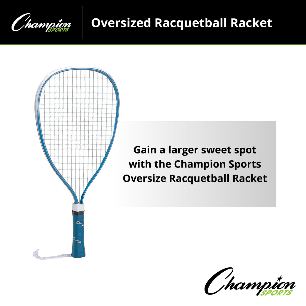 Champion Sports Oversized Racquetball Racket